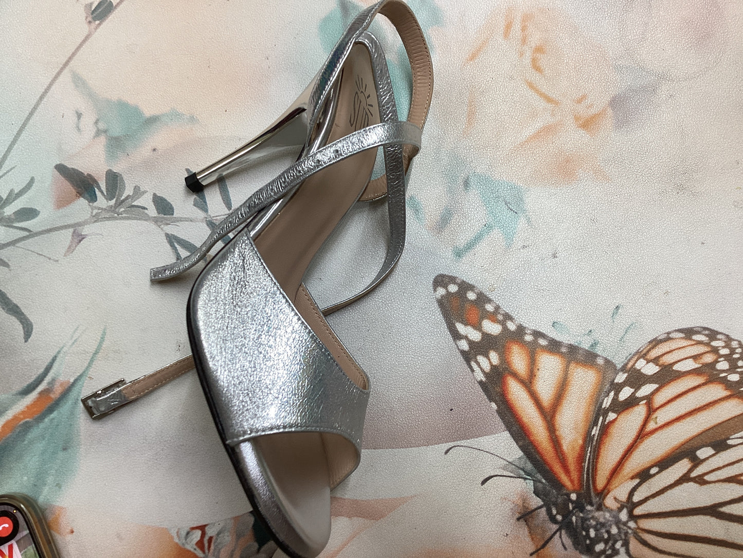 Sur shiny silver, 9 cm, regular
