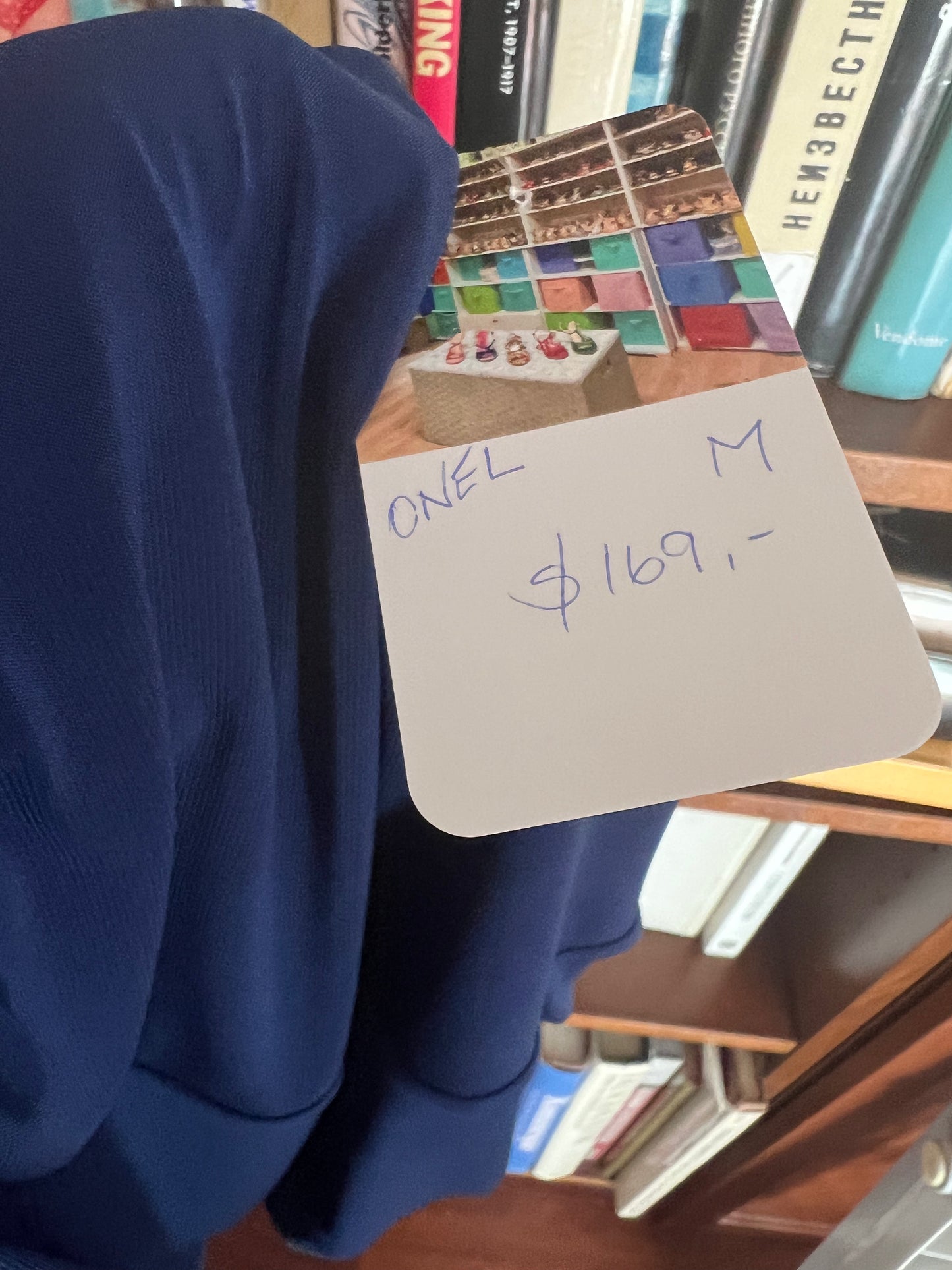 Blue/yellow ONEL dress, size M