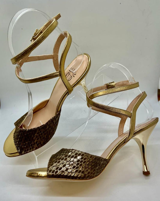 Sur Gold Scales, reg. Heel 7 cm