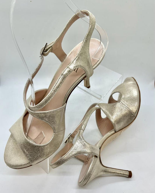 Sur Dita Brass, wide, Heel 7 cm