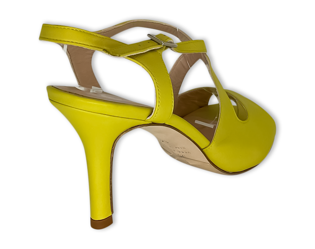 Sur Dita Tango Shoes - Yellow - Heel 7 cm
