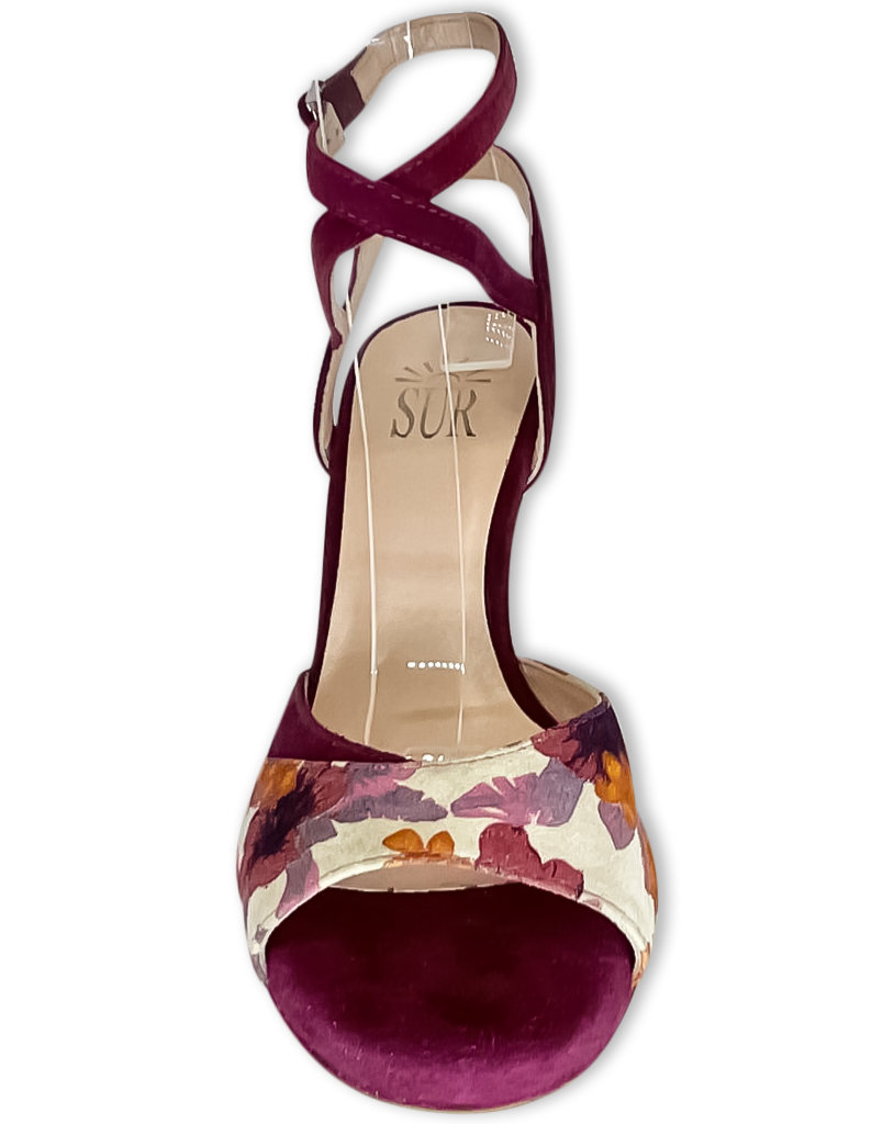 Sur Tango Shoes - Carmesí Heel 7cm