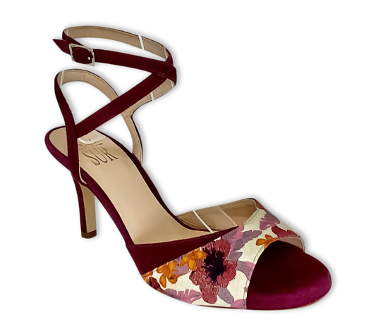 Sur Tango Shoes - Carmesí Heel 7cm