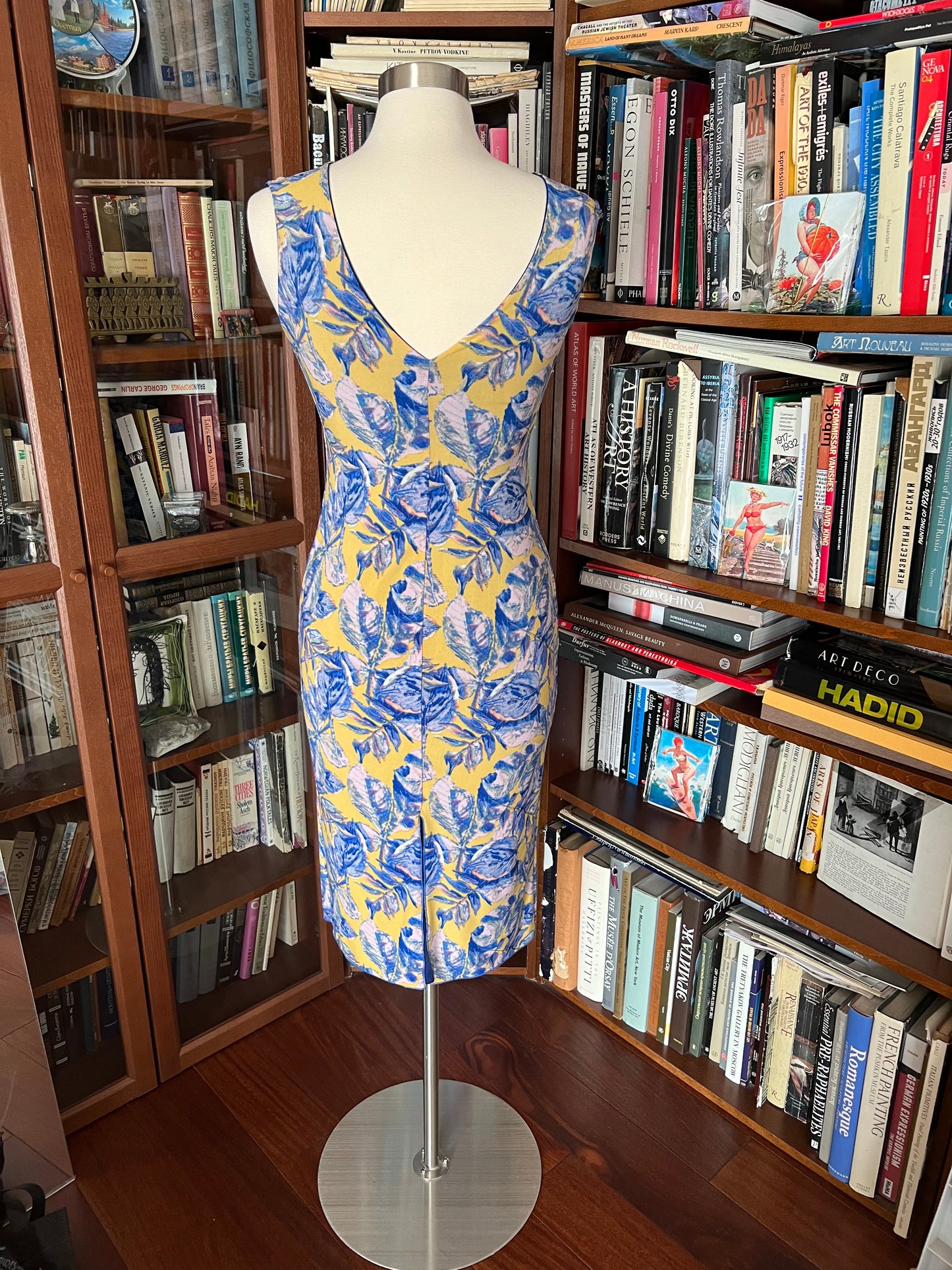 Blue/yellow ONEL dress, size M