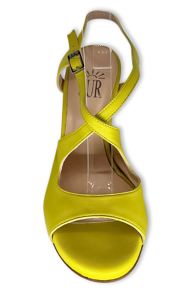 Sur Tango Shoes - Yellow - Heel 7 cm