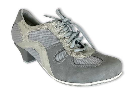 DNI Practice Tango Shoes Gray Heel 7cm